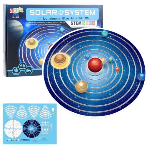 DIY Solar System Planets műanyag oktatókészlet