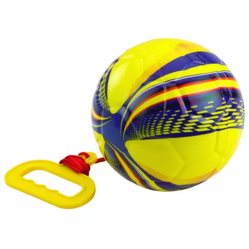 Hablabda zsinóron húzófogantyúval, sárga 14 cm