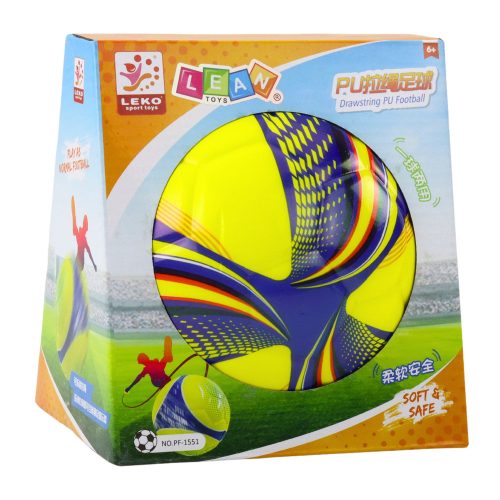 Hablabda zsinóron húzófogantyúval, sárga 14 cm