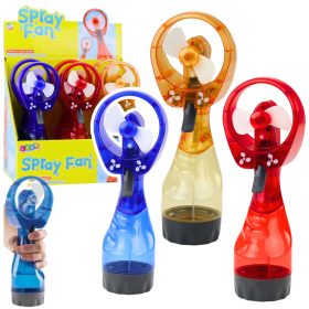 Hordozható ventilátor elemmel működő spray-keverékkel