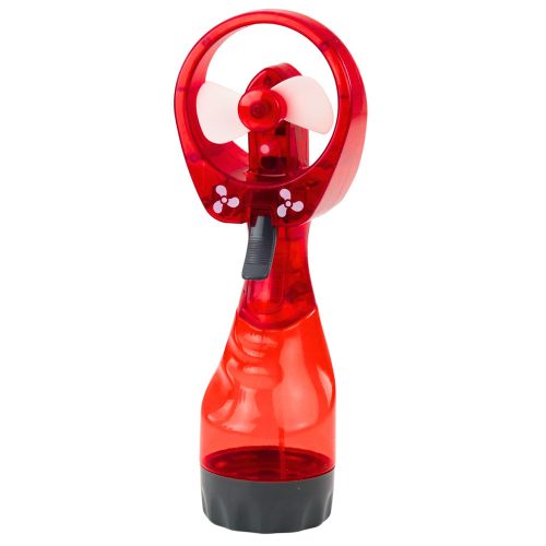 Hordozható ventilátor elemmel működő spray-keverékkel