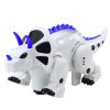 Intelligens távirányítós RC dinoszaurusz robot Triceratops