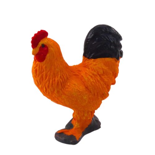 Minifigurák készlete Tehén Ló Disznó Kutya Csirke lúd 3-5cm 6db.