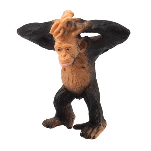 Minifigurák készlet Vadállatok csimpánz zsiráf 6-9cm 4db