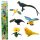 Mini figurák készlet Exotic Birds Hibiszkusz sárga 4-11cm 6db