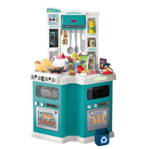 Nagy Kid Konyha Otthoni Szakács Főzés Hangok Kiegészítők 109 db.