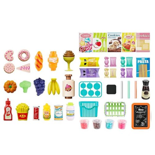 Játékbolt gyerekeknek Super Market Interactive 67 darabos