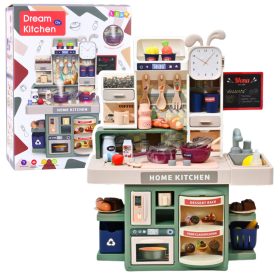   Gyerekkonyha Gyermekeknek Vízgőz Fények Hangok Tartozékok 33 db.