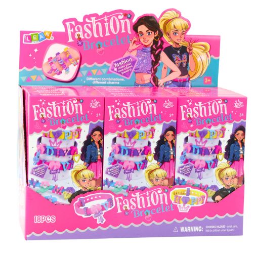 DIY karkötő készlet medálok betűmintás 4 állítható karkötő