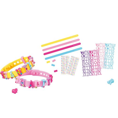 DIY karkötő szett Letter Charms 4 állítható karkötő