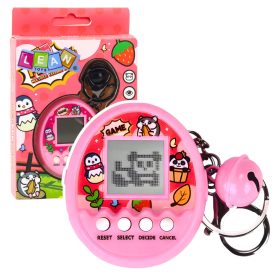   Tamagotchi Pet Egg elektronikus játék 168W1 kulcstartó rózsaszín csengővel
