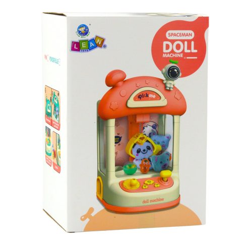 Kék plüss labdafogó gép gyerekeknek