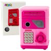 Elektronikus széf ATM Piggy Bank PIN-kóddal gyerekeknek rózsaszín
