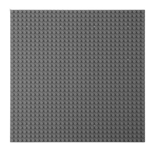 Építőlap építőkockákhoz Szürke 25,5x25,5 cm