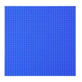 Építőelem építőtábla, sötétkék, 40x40cm