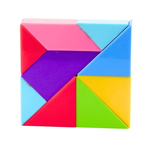 Mágneses Tangram Blocks Színes Puzzle Matricák 9 db.