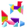 Mágneses Tangram Blocks Színes Puzzle Matricák 9 db.