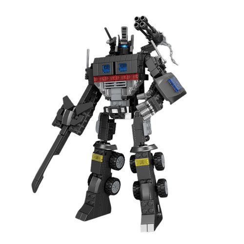 Építőtégla 8 az 1-ben SWAT jármű, rendőrségi robot, 826 db.