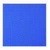Építőlap építőkockákhoz, sötétkék, 25,5x25,5 cm