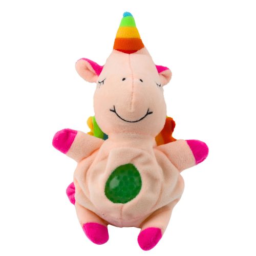 Plüss játék összenyomható pocak vízgolyókkal 20 cm-es keverék