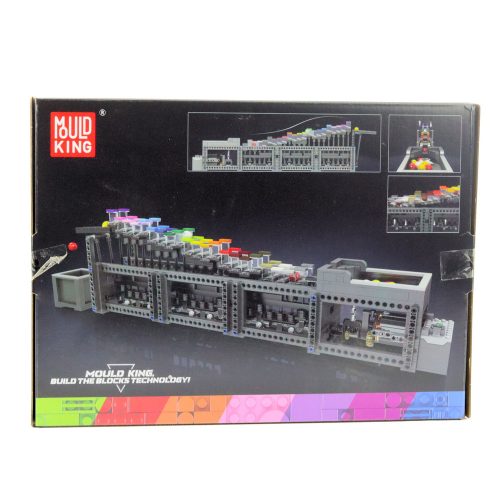 Építőblokkok labdapálya villanymotorral 1038 db.