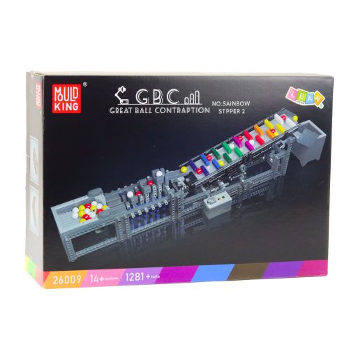 Építőelemek Labdapálya Villanymotorral 1281 db.