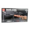 Építőelemek AWM mesterlövész puska lövészeti funkció 1594 db.