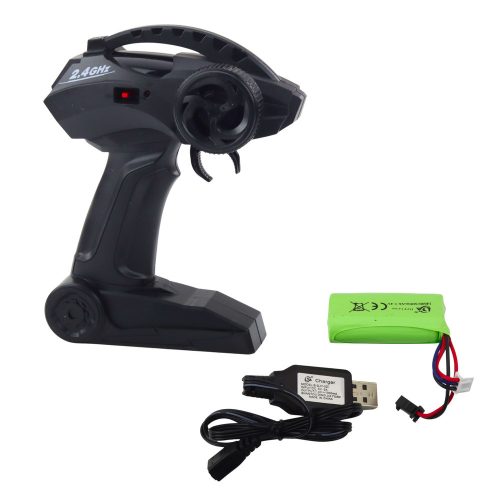 Nagy terepjáró távirányítású RC sportautó fekete 1:8