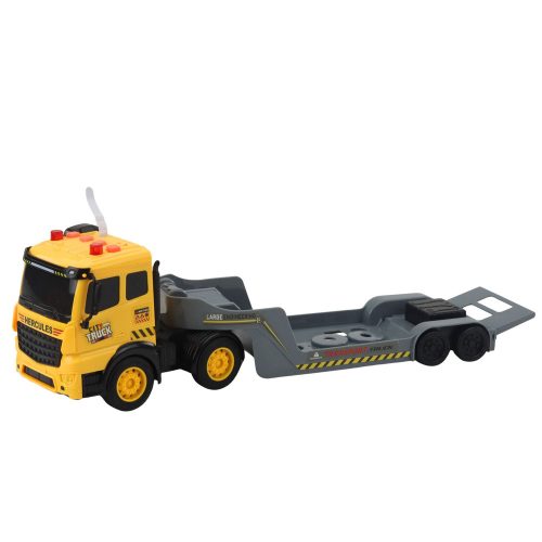 360°-ban forgó vontató lánctalpas kotróval, sárga 1:16