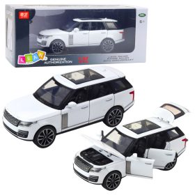 Range Rover fém SUV fehér 1:32 Fényhangok