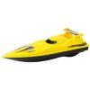 Csónak motorcsónak úszó jacht akkumulátorral működő sárga