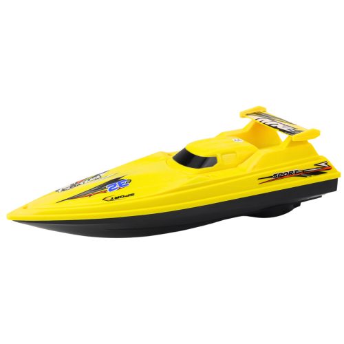 Csónak motorcsónak úszó jacht akkumulátorral működő sárga