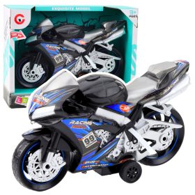 Racing Bike Racer meghajtó lámpák Fekete kék hangok