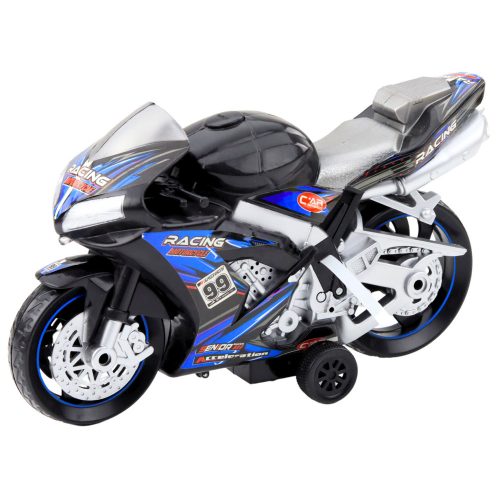 Racing Bike Racer meghajtó lámpák Fekete kék hangok