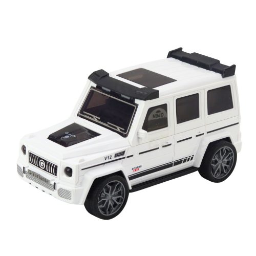 Off-Road Car Metal Rejtett Autó Fény Hang Fehér Kék