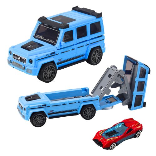 Off-Road Car Metal Rejtett Autó Fény Hang Fehér Kék