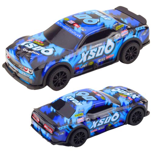 XS06 versenyautó meghajtó lámpái narancssárga kék hangok