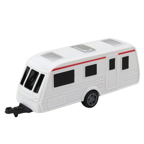 Fém autó lakóautó piros készlete