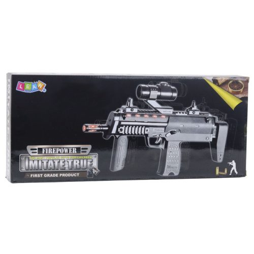 Játék Puska Fegyver Fények Hangok Sight Fekete 41cm