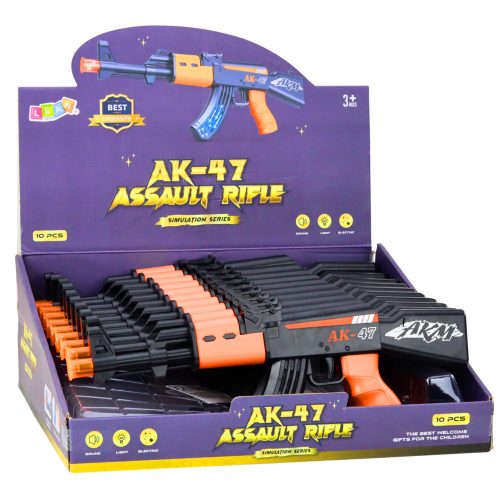 Elektromos puska AK47 gyerekeknek Fényhangok