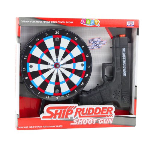 Lézerpisztoly készlet céllövöldözős játék fényekkel és hangokkal