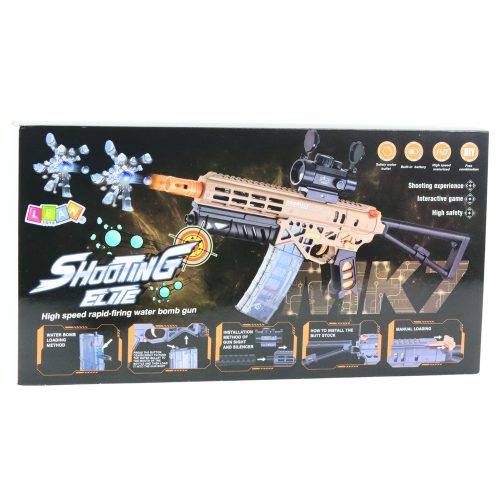 MK7 vízpellet puska, elemmel működő látószemüveg pellet