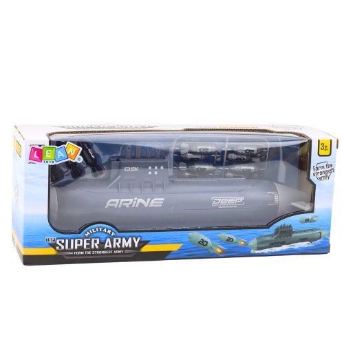 Ship Submarine Torpedo Shooting Drive sötétszürke 28cm