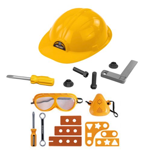 Barkács szerszámkészlet, pneumatikus kalapács, akkumulátoros, 21 darabos