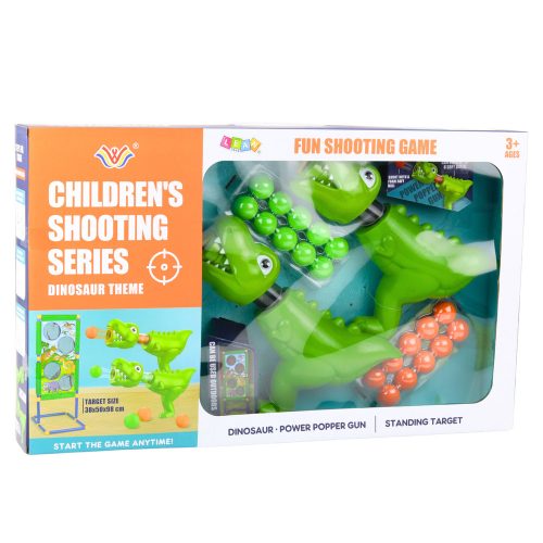 Lövöldözős készlet játék Dobj célba dinoszauruszokat