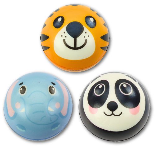 Gyúró pattogó labda hab golyó állatok 7cm