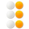 Pingpong labdák Sport Fehér Narancssárga 6 db