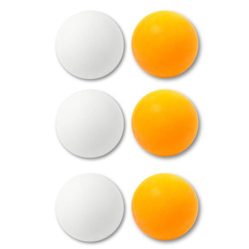 Pingpong labdák Sport Fehér Narancssárga 6 db
