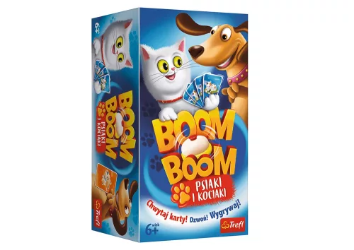 Boom Boom kutyák és kiscicák ügyességi játék Trefl 01909