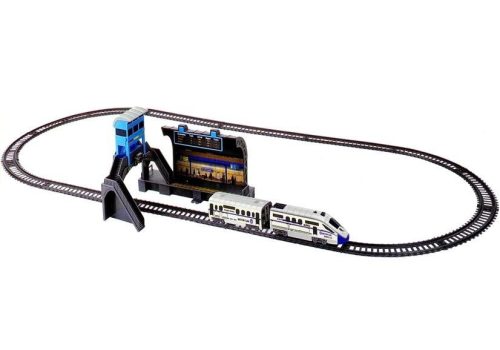 Ingázó vonat 244 cm-es akkumulátorok + pályaudvar + kocsi